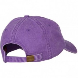 Baseball Caps Colorado State Flag Embroidered Washed Buckle Cap - Purple - CX18X5GGO93 $28.12