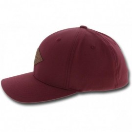 Baseball Caps Habitat Flexfit Style Hat - Maroon - C118Q02RSKL $22.60
