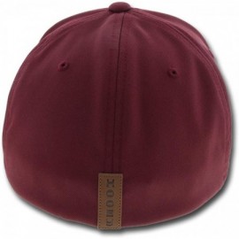 Baseball Caps Habitat Flexfit Style Hat - Maroon - C118Q02RSKL $22.60