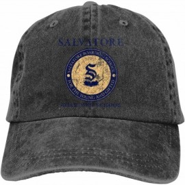 Baseball Caps Salvatore Boarding School Baseball Cap for Mens and Womens - Black - CQ18SHWM53E $45.41