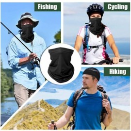 Balaclavas UV Protection Face Mask Ice Neck Gaiter Windproof Scarf Bandana Headband - Grey - CF199LLRSH7 $13.35