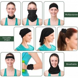 Balaclavas UV Protection Face Mask Ice Neck Gaiter Windproof Scarf Bandana Headband - Grey - CF199LLRSH7 $13.35