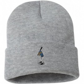 Skullies & Beanies Baseball Boy Custom Personalized Embroidery Embroidered Beanie - Silver - CA12NB36VSE $15.95