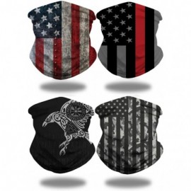 Balaclavas Face Bandanas for Sports- Outdoors- Sport Headband Neck Gaiter - American Flag Set - CZ198E7E4HW $18.90