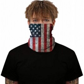 Balaclavas Face Bandanas for Sports- Outdoors- Sport Headband Neck Gaiter - American Flag Set - CZ198E7E4HW $18.90