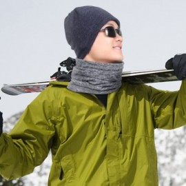 Balaclavas Neck Warmer Gaiter- Polar Fleece Ski Face Mask Cover for Winter Cold Weather & Keep Warm - Grey + Royal Blue - CS1...