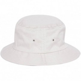 Bucket Hats Twill Bucket Hat (Various Size and Color) - Beige - CZ11B3EFZBD $12.34