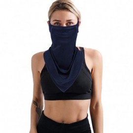 Balaclavas Women/Men Scarf Outdoor Headwear Bandana Sports Tube UV Face Mask for Workout Yoga Running - Navy Blue1 - CK198H8O...