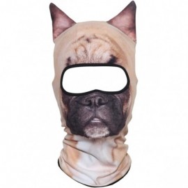 Balaclavas 3D Animal Neck Gaiter Warmer Windproof Full Face Mask Scarf for Ski Halloween Costume - French Bulldog - C418I4W3A...