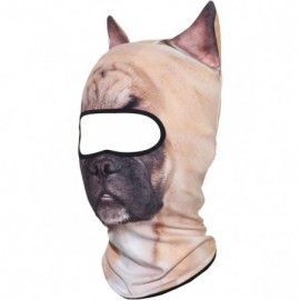 Balaclavas 3D Animal Neck Gaiter Warmer Windproof Full Face Mask Scarf for Ski Halloween Costume - French Bulldog - C418I4W3A...