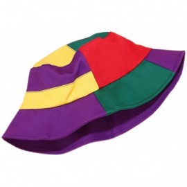 Bucket Hats Reversible Cotton Bucket Hat Multicolored Fisherman Cap Packable Sun Hat - Red&purple - C718WC4GZOQ $17.13