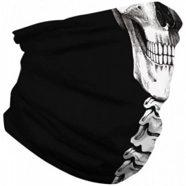 Balaclavas Seamless Rave Face Cover Bandana-Neck Gaiter Tube Headwear Motorcycle Face Scarf - Skull 7 - CI19802EOM7 $8.86