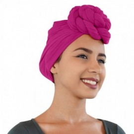 Headbands Colors Stretch African Headwrap - 6. Fuchsia - C418U3U8QQI $26.11