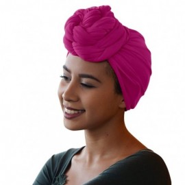 Headbands Colors Stretch African Headwrap - 6. Fuchsia - C418U3U8QQI $11.29