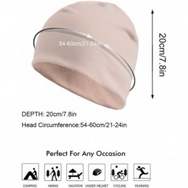 Skullies & Beanies Warm Beanie Hat Soft Skull Cap Stretchy Helmet Liners Unisex Various Styles - Black + Orange 08 - CO18Y570...