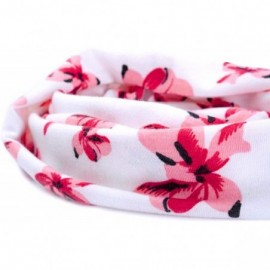 Headbands Boho Headbands for Women Retro Printed Floral Hair Bands Seamless Elastic Band Headband Fashion Head wrap - CE18UXG...