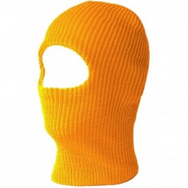 Balaclavas One Hole Neon Colored Ski Mask - Orange - CC1190P5EAN $8.94