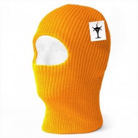 Balaclavas One Hole Neon Colored Ski Mask - Orange - CC1190P5EAN $8.94