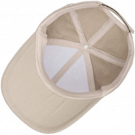 Baseball Caps Classic Polo Baseball Cap Ball Hat Adjustable Fit for Men and Women - Light Brown2 - CP18WC5829T $10.91