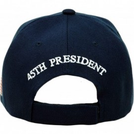 Baseball Caps Trump 2020 Keep America Great Embroidery Campaign Hat USA Baseball Cap - Usa Emblem- Navy - CU18W5K9E7O $13.58