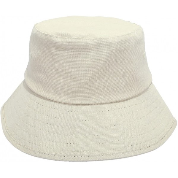 Sun Hats Bucket Hats for Men Women- Packable Outdoor Sun Hat Travel Fishing Cap - Khaki(solid Color） - CC18EXROT52 $15.02