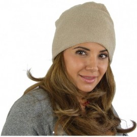 Skullies & Beanies Bamboo Chic LITE Beanie- Sand - CW12O4ZNKPK $30.26