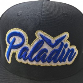 Baseball Caps Paladin Voltron Cursive 3D Puff Embroidery HAT - Blue - C718CMORSI7 $13.97