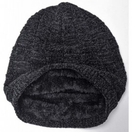 Skullies & Beanies Styles Oversized Winter Extremely Slouchy - Wbxne Black Hat&scarf - CN18ZZMWX2U $11.22