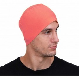 Skullies & Beanies Men's Cotton Beanies (Multicolours- Free Size) - C418EQR8YIC $13.20