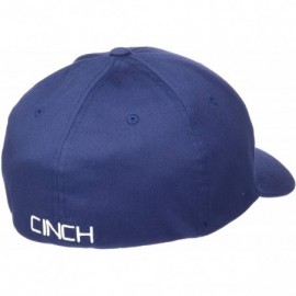 Baseball Caps Men's Flexfit Cap with Emboidery - Navy - CZ12N8W70LK $26.16