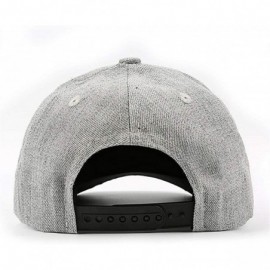 Baseball Caps Unisex Dad Cap Trucker Hat Casual Breathable Baseball Snapback - Grey1 - CE18AI0R9ZU $14.53
