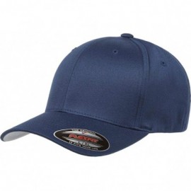 Baseball Caps Men's Athletic Baseball Flex-Fitted Cap. Flexfit Baseball Hat. - Navy - CL18S2N0K54 $11.09