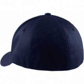 Baseball Caps Men's Athletic Baseball Flex-Fitted Cap. Flexfit Baseball Hat. - Navy - CL18S2N0K54 $11.09