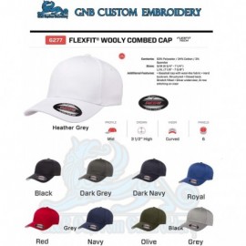 Baseball Caps Men's Athletic Baseball Flex-Fitted Cap. Flexfit Baseball Hat. - Navy - CL18S2N0K54 $11.09