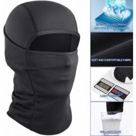 Balaclavas Balaclava - Breathable Face Mask Sun UV Protection for Motorcycle - Black - CK192ZI9NTS $12.51