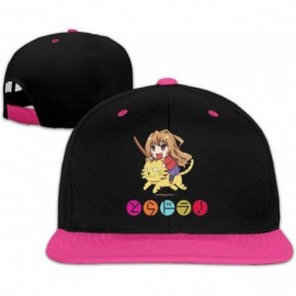 Baseball Caps Toradora Aisaka Taiga On Tiger Man Woman Adjustable Baseball Cap Hunting Hat - Pink - CM195SHS5LL $21.29