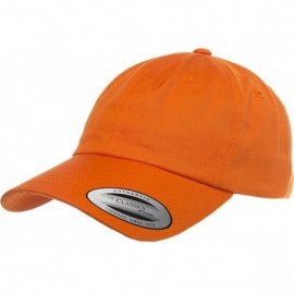 Baseball Caps Flexfit/Yupoong 6245CM Low Profile Cotton Twill (Dad Cap) - Orange - CP12ESPIRU9 $11.27