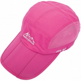 Sun Hats Summer Baseball Cap with Bill Quick Dry Mesh Back UPF50 Portable Sun Hats - CW17YCH9RUU $7.12