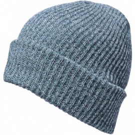 Skullies & Beanies Made In the USA Lightweight Acrylic Long Slouch Beanie - Heather Powder Blue - CC11GHF6AUR $16.99