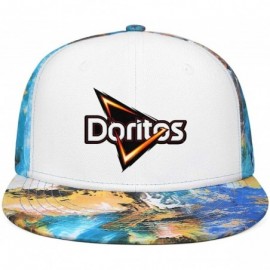 Baseball Caps Men/Women Print Adjustable Doritos-Corn-Flake-Logo- Outdoor Flat Brim Trucker Cap - Blue-73 - CK18QMGQ6WE $13.06