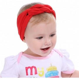 Headbands Elastic Flower Printed Turban Head Wrap Headband Twisted Hair Band - Co - CA18ULU59QI $7.36