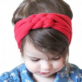 Headbands Elastic Flower Printed Turban Head Wrap Headband Twisted Hair Band - Co - CA18ULU59QI $7.36