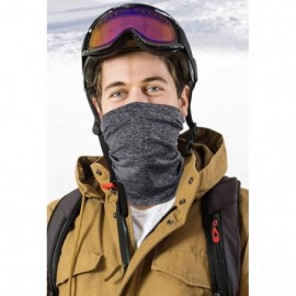 Balaclavas Face Cover Carbon Filter Bandanas Neck Gaiter Headbands Workout Sports Scarf 2-Pack - Black - CI1987W4EXY $19.54