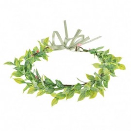 Headbands Bridal Green Leaf flower Crown Eucalyptus Floral Headband Wedding Festivals Photo Props (H/green) - H/green - CM18U...