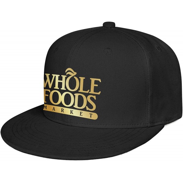 Baseball Caps Men Snapback Baseball Hats Whole-Foods-Market-Flash-Gold- Dad Fashion Women Cap Designer Popular Adjustable Cap...