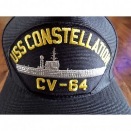 Baseball Caps USS Constellation CV-64 Navy Ship HAT USA Made - CR18O63CSCC $28.27