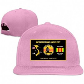 Baseball Caps US Navy Tonkin Gulf Yacht Club Vietnam Veteran Unisex Hats Classic Baseball Caps Sports Hat Peaked Cap - Pink -...