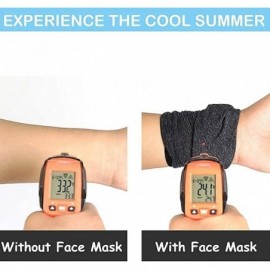 Balaclavas Face Mask with Ear Hangers- Cooling Neck Gaiter- Scarf- Bandana- Summer Balaclava for Dust Wind UV Protection - C2...
