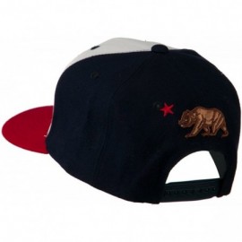 Baseball Caps California Republic Cap - Red White Navy W33S33F - C711C0N3JSH $35.73