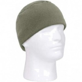 Skullies & Beanies Deluxe Soft Polar Fleece Beanie Watch Cap - Foliage Green - C818I9QK8MK $14.33